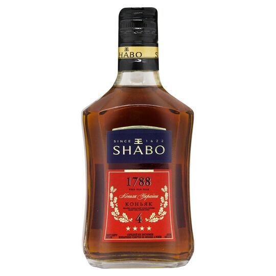 Бренді Shabo 1788 4*40% 0,25л