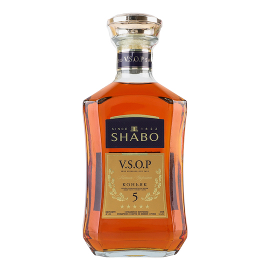 Бренді Shabo VSOP 5*40% 0,5л