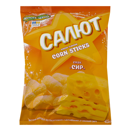 Палички кукурудз.ф.Сир Сал.Зол.зерно 45г