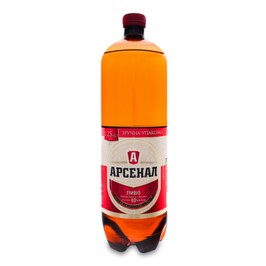 Пиво св.Арсенал Міцне 8% 1л ПЕТ