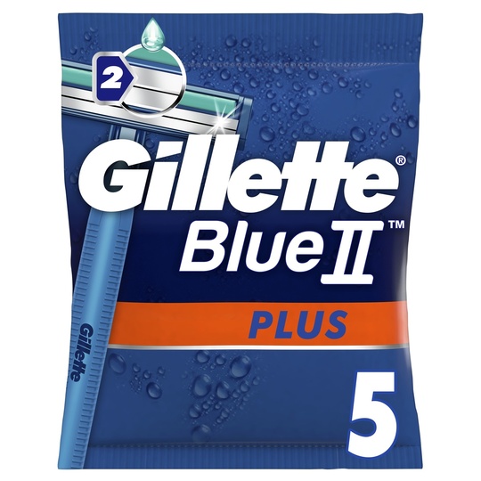 Станок д/гол.од.Gillette BLUEII Plus 5шт