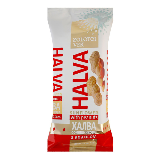 Халва з арахісом Золотий вік 270г