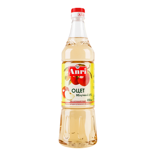 Оцет яблучний 6% Anri 850мл