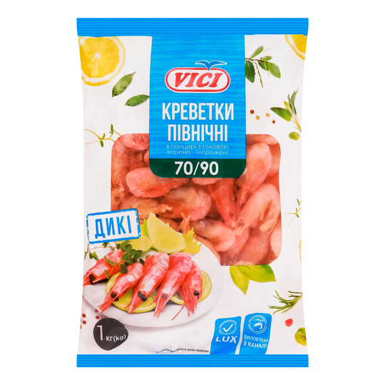 Креветки неоч.70/90 Vici 1кг