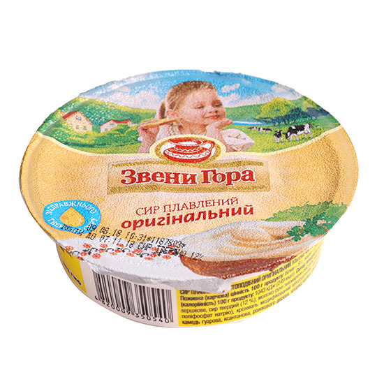 Сир-крем пл.оригін.Звенигора 50% 90г