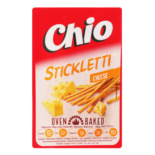 Соломка солона з сир.Chio Stickletti 80г