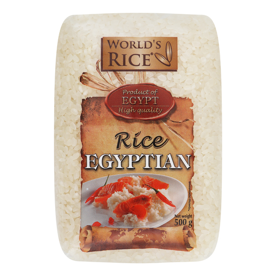 Рис круглий World's Rice Єгипет. 500г