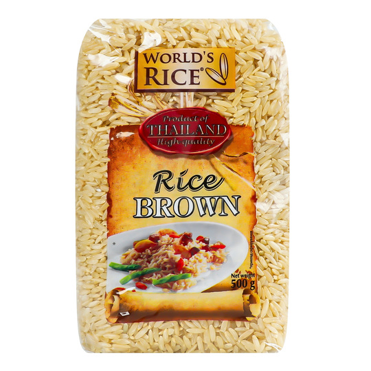 Рис натуральний World's Rice 500г