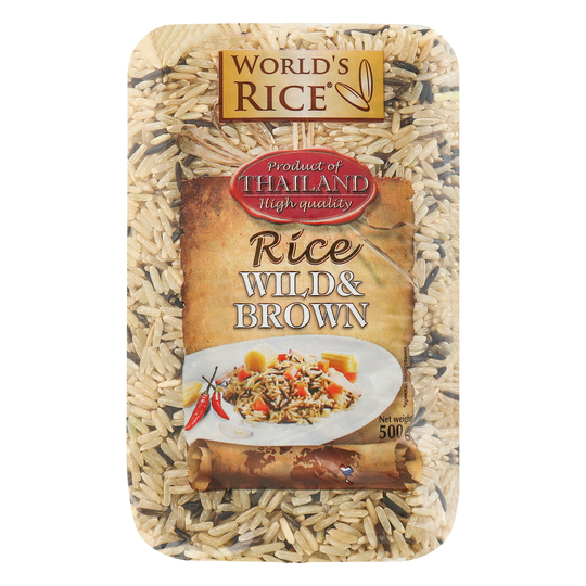Рис суміш дикий+натур.World's Rice 500г