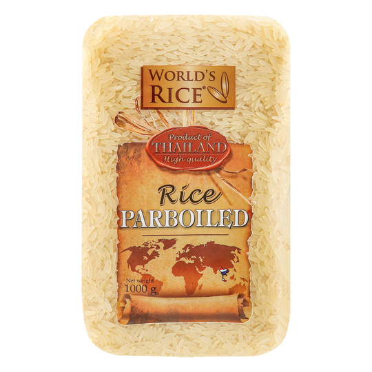 Рис парбоїлд World`s rice 1кг