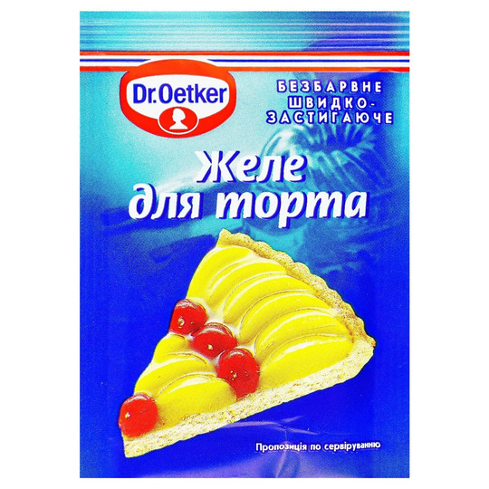 Желе для торту Dr.Oetker прозоре 8г