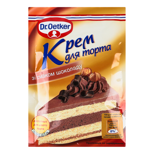 Крем д/торту шок.смак.Dr.Oetker 55г