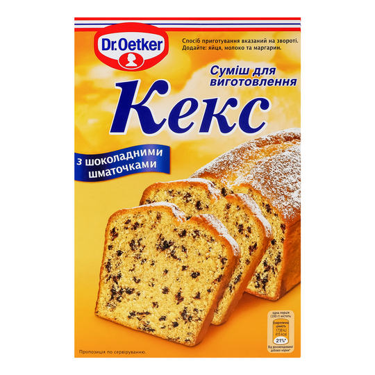 Борошно суміш д/кексів Dr.Oetker 375г