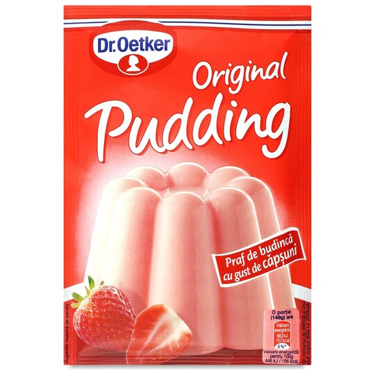 Пудинг полуничний Dr.Oetker 40г