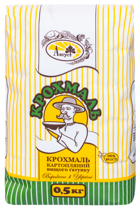 Крохмаль картопляний Август 500г