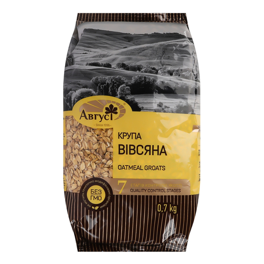 Крупа вівсяна Август м/у 700г