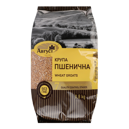 Крупа пшенична Август м/у 800г