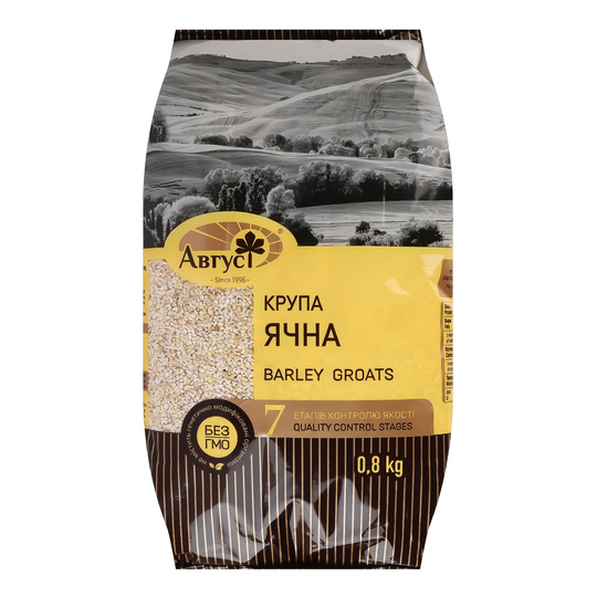 Крупа ячна Август м/у 800г
