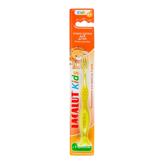 Зубна щітка дитяча Lacalut 4+