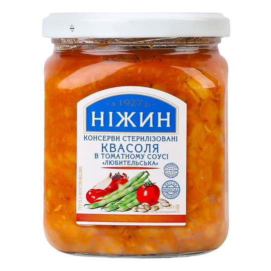 Квасоля Любительська т/с Ніжин 450г