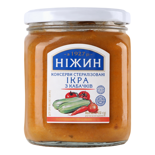 Ікра кабачкова Ніжин 450г