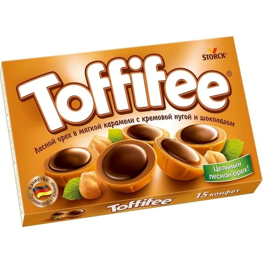 Цукерки шок.Toffiffee Шторк 125г