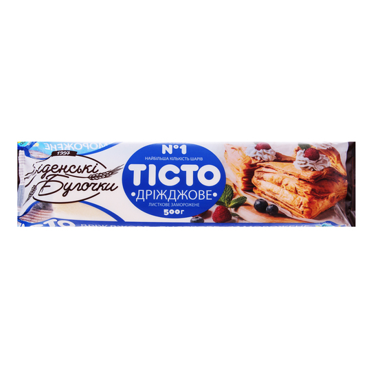 Тісто листк.дріжд.рул.Віден.Булочки 500г