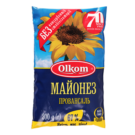 Майонез Олком Провансаль 67% п/п 200г