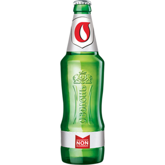 Пиво св.б/а Оболонь 0,5% 0,5л с/п