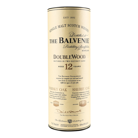 Віскі Balvenie Dbl.Wood 12р.40% 0,7л туб