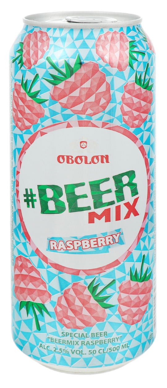 Пиво Beer Mix зі см.малини 2,5% 0,5л з/б