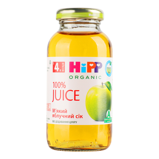 Сік Hipp яблучний м'який 200мл