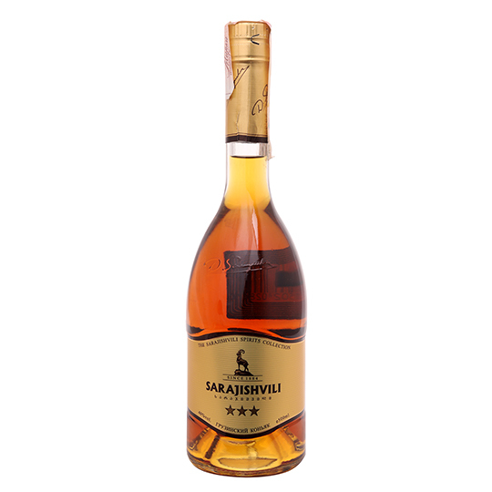 Бренді Sarajishvili 3*40% 0,5л