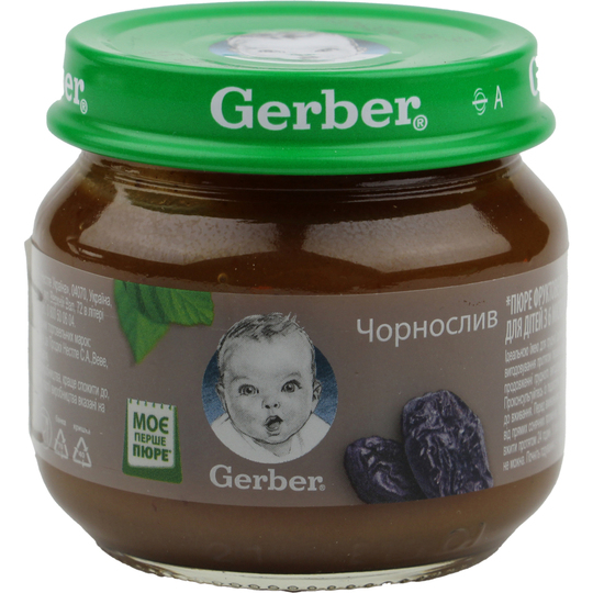 Пюре Gerber чорнослив 80г