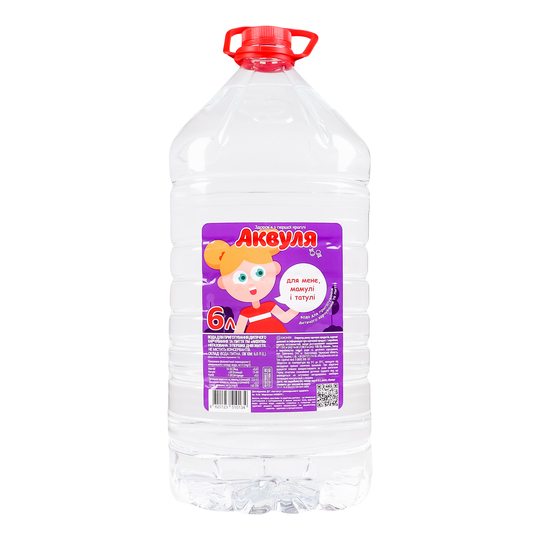 Вода дитяча питна Аквуля 6л