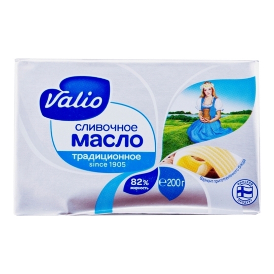 Масло вершкове Valio 82% 200г