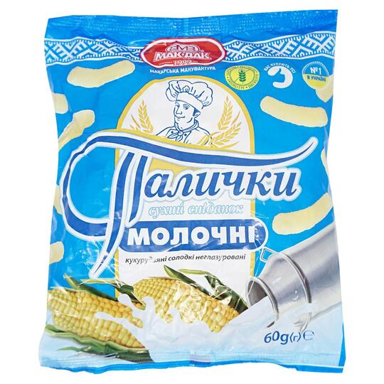 Палички кукурудз.Мол.Мак-Дак 60г