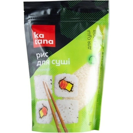 Рис круглий для суші Kатана 400г