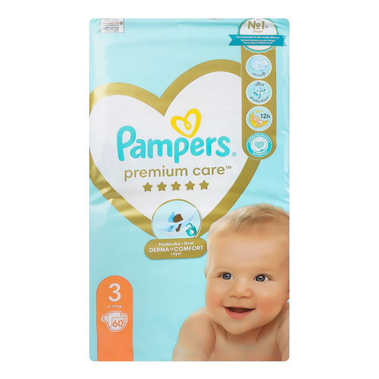 Підгузники Pampers Pr.Car.3Midi Екон.60ш