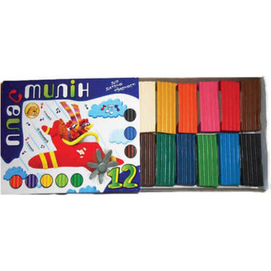 Пластилін Тетрада 12кол.карт.кор.300г