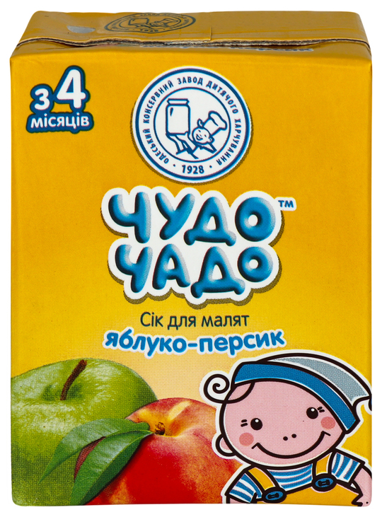 Сік Чудо-Чадо яб.-перс.м'як.цук.200мл