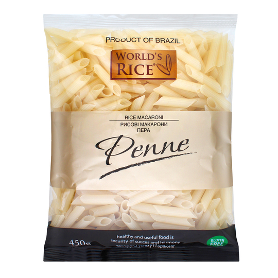 Макарони рис.БА World's Rice Пір'я 450г