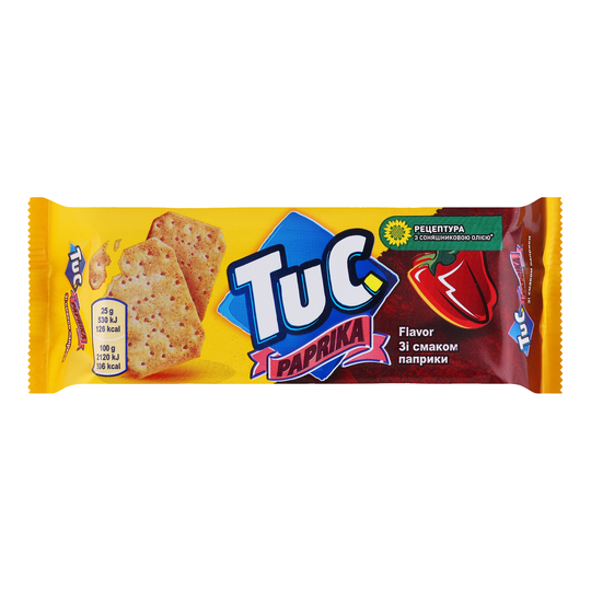Крекер солоний Tuc паприка 100г