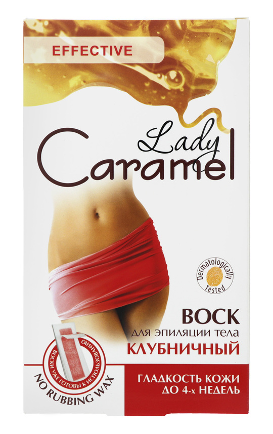 Віск д/деп.тіла Caramel Полуничний 16шт
