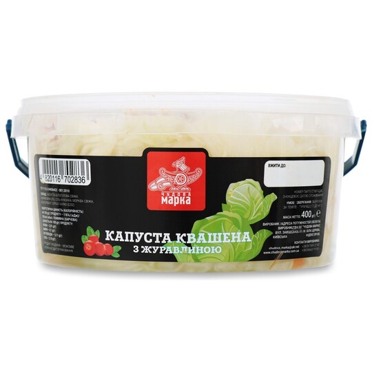 Капуста квашена з жур.Чудова марка 400г