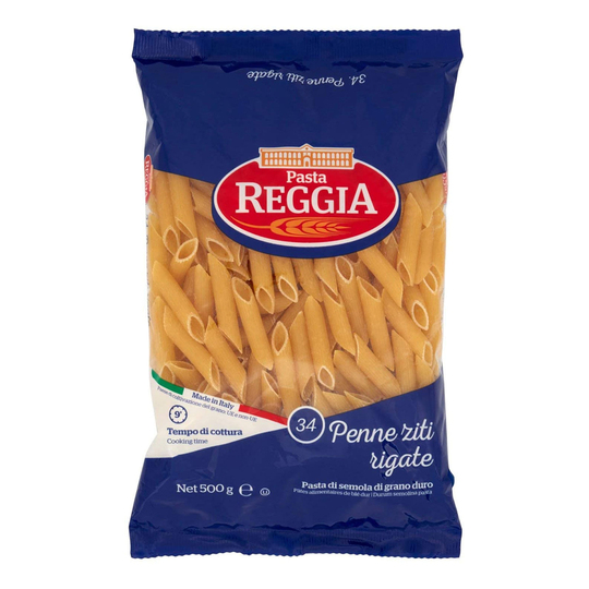 Макарони Penne Ziti Rigate Reggia 500г