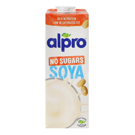 Напій соєвий б/цукру Alpro тетра-уп.1л
