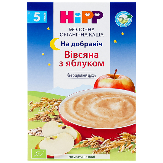 Каша мол.вів/пш.з ябл.Біо Hipp 250г