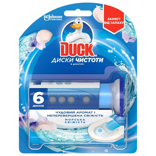 Диски д/уніт. точк. Duck Морс. Свіж. 6шт