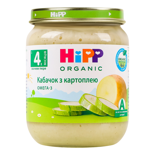 Пюре Hipp картопляне з цукіні 125г